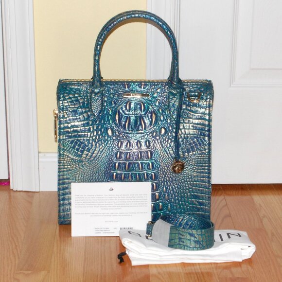 Brahmin Handbags - NWT - Brahmin Caroline Dragon Melbourne Satchel